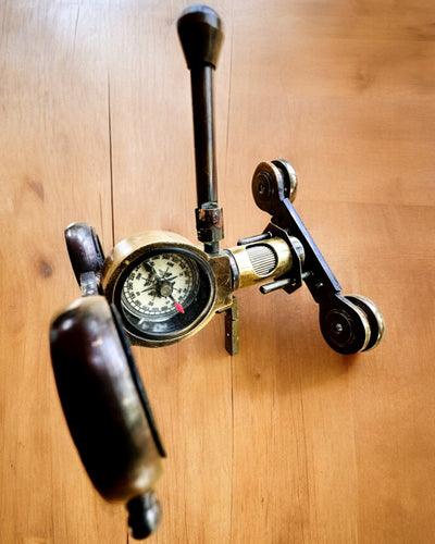 Binocular Nautica - Exklusivt Vintage-tillbehör - Handgjord med Graveringsalternativ, kontorsdekoration, premium