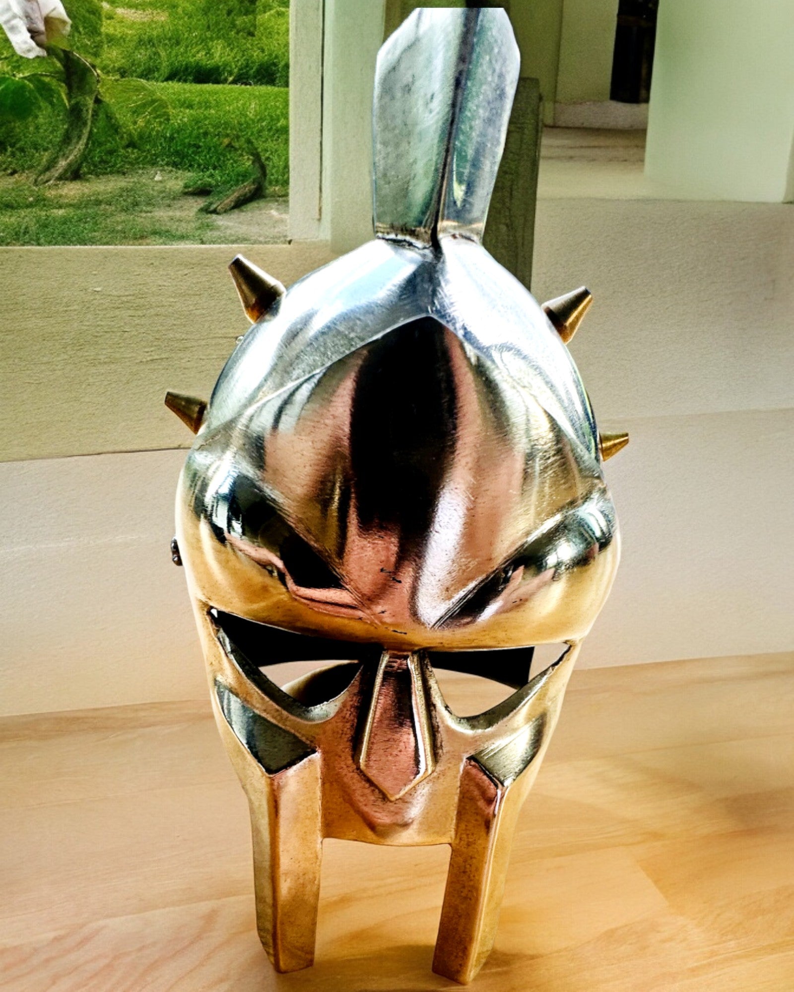 Gladiatormask Riddare "Sparta" - möjlighet till personlig gravyr