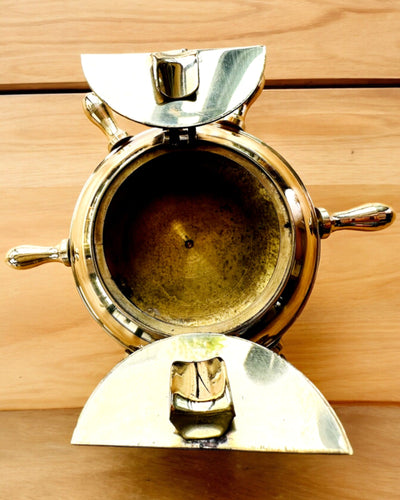 Mässing Kaptenens Askfat - möjlighet till personlig gravyr som present, handgjord