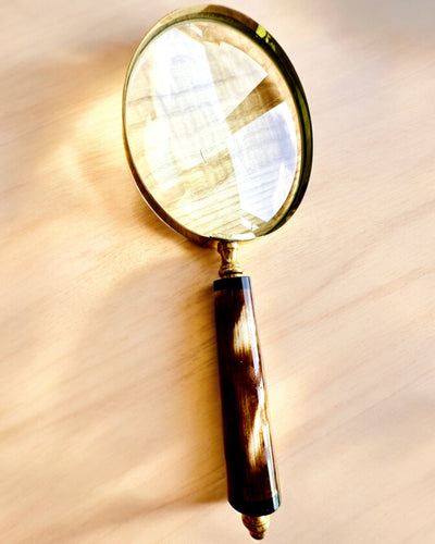 Stor Retro Förstoringsglas, möjlighet till personlig gravyr som present - valbara varianter