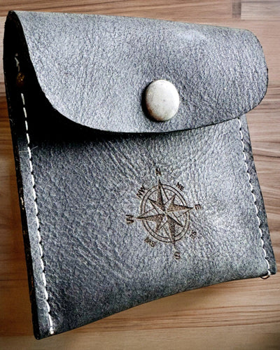 Fodral för fickur eller kompass Resenär - möjlighet till personlig gravyr