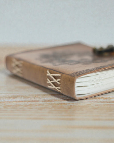 Greenman-anteckningsbok i läder (20x15 cm)