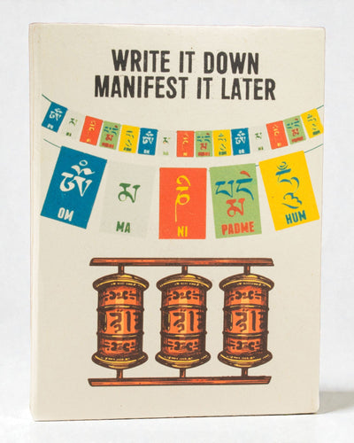 Stor Lokta-anteckningsbok Inspirationer – Skriv ned det (21 x 15 cm, 45 blad)