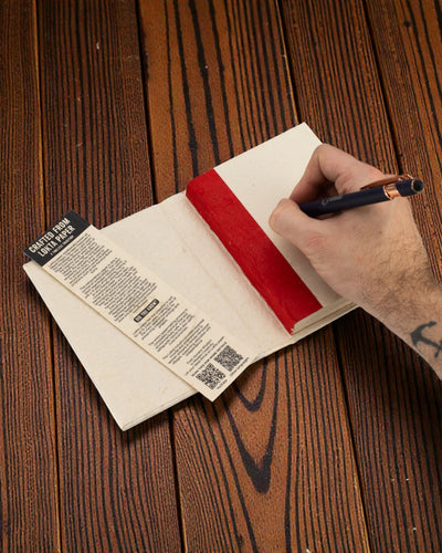 Färgkakel Harmoni – medelstor Lokta-anteckningsbok med motiv av minikakel 15 × 12 cm, 45 blad