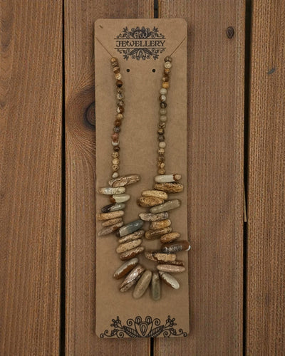 Longstone ädelstenshalsband – kartsten