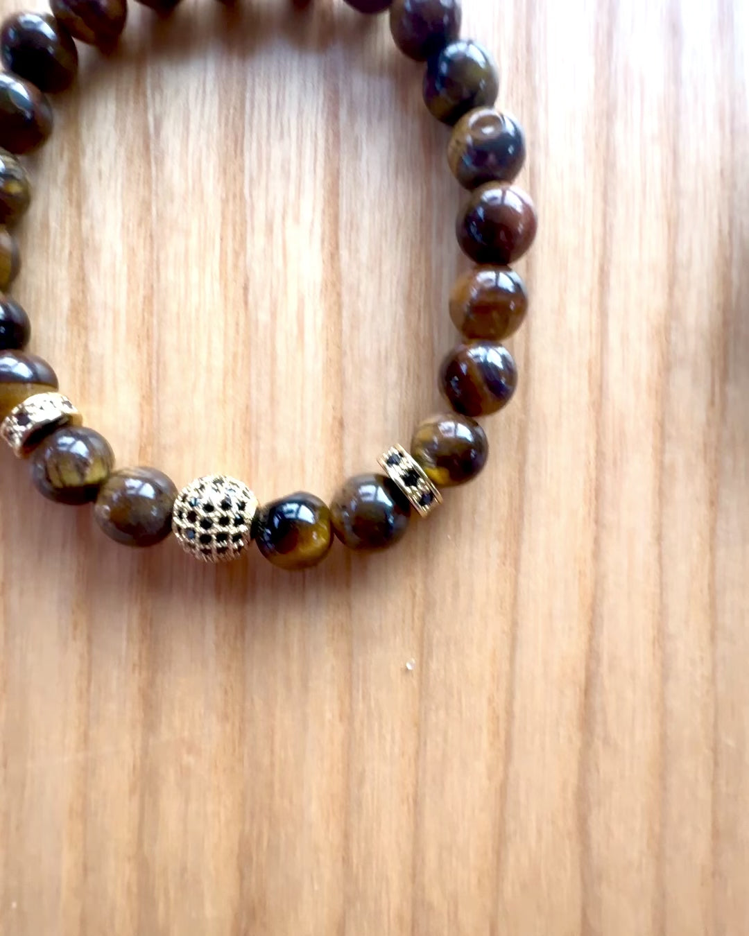 Set med 2 Armband "Golden Eye"