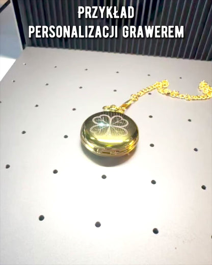 Fickur i guld med möjlighet till gravyr