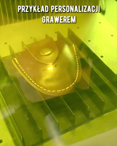 Vintage Look - Förstoringsglas i glas med läderfodral, möjlighet till personlig gravyr