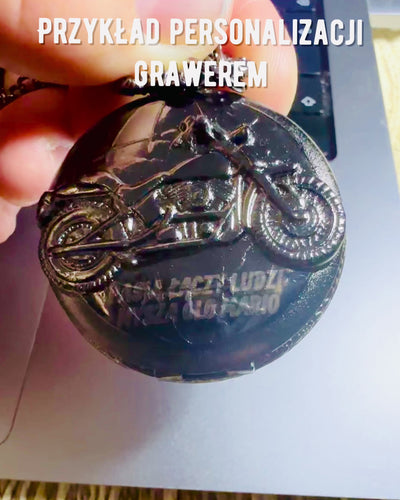 Elegant Fickur Motorcykelpassion, möjlighet till personlig gravyr