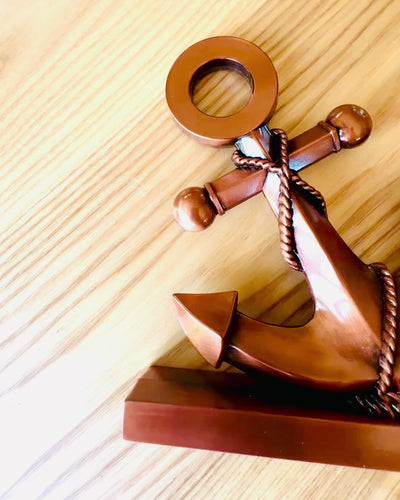 Dekorativ Ankare i Aluminium - Elegant Dekoration med Graveringsmöjlighet - 3 färgvarianter