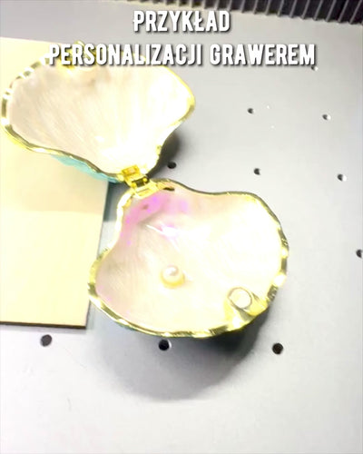 Skarbiec Wspomnień Muszelka - Smyckeskrin med möjlighet till personlig gravyr, present