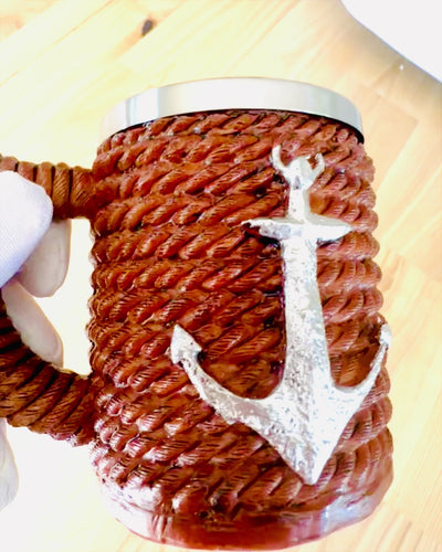 Krus "Morski Skarb" i rostfritt stål, möjlighet till personlig gravyr som present