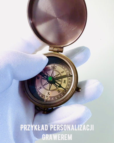 Kompas Indyjski Odysseus – Retro Explorers Pärla - möjlighet till gravyr