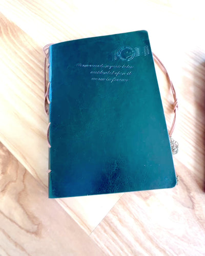 Vintage Anteckningsbok "Nyckel till det Förflutna" - Möjlighet till gravyr för present, anteckningsbok