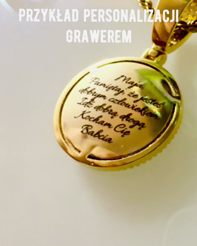 Halsband med Kompasshänge i Glamourstil med Cubic Zirconia för Kvinnor och Män - 2 alternativ att välja mellan, personalisering med gravyr som present