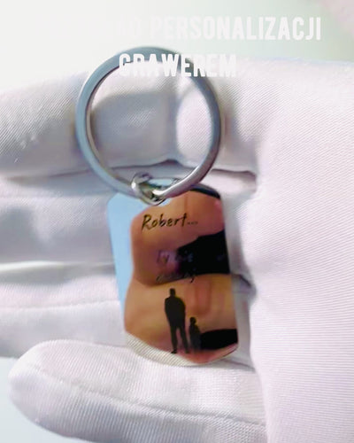 Militär ID-bricka "Dog Tag" i Rostfritt Stål – Personlig Gravyr