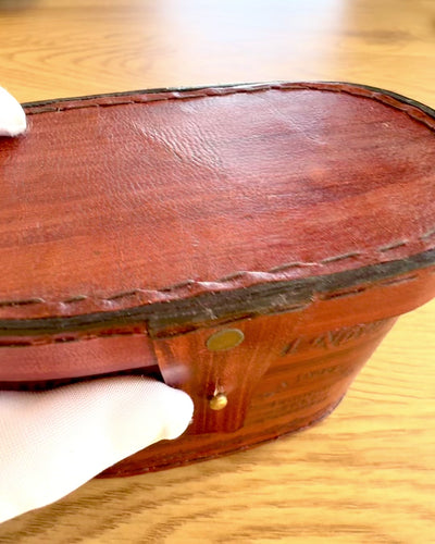 Kikare med läderfodral Victorian's Eye, 11 cm Mässing, Handdekorerad, personalisering med gravyr som present