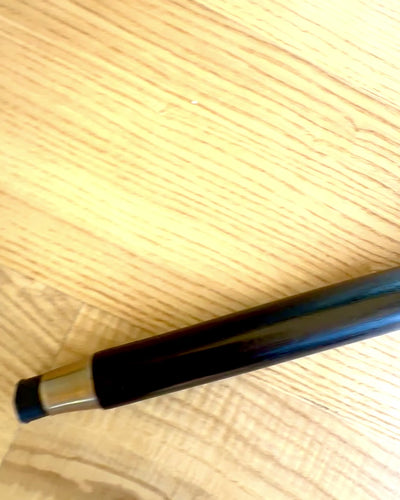 Laska för promenader "Vit Diamant" - Handgjord i trä, möjlighet till gravyr