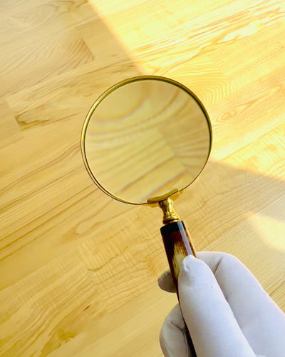 Stor Retro Förstoringsglas, möjlighet till personlig gravyr som present - valbara varianter