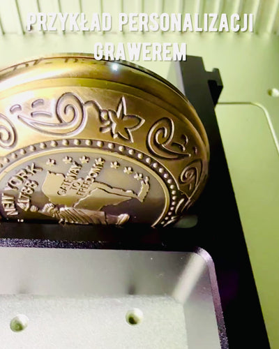 Fickkompass Retro med New York-motiv – Multifunktionell, Elegant Kompass med Bild av Frihetsgudinnan