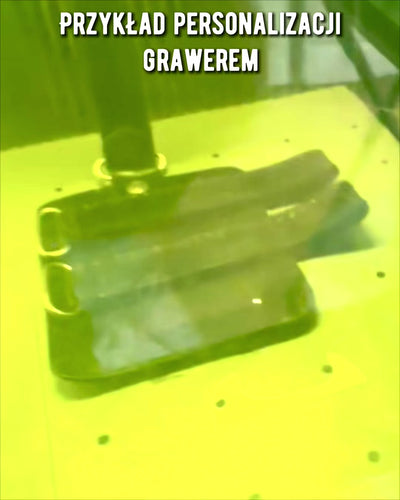 Fodral Svarta Pantern för Käpp med Graveringsalternativ - Handgjord av Naturläder