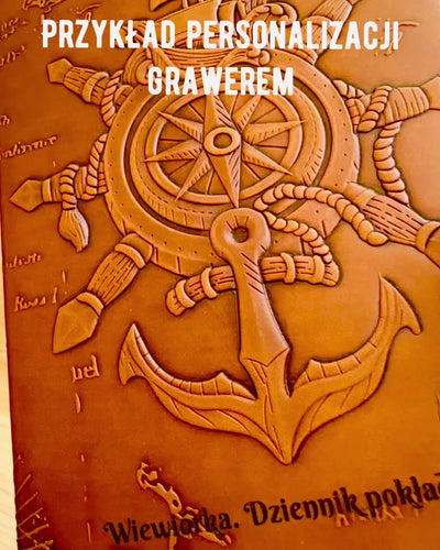 Anteckningsböcker med nautiskt tema "Nautica" med möjlighet till personlig gravyr, som present