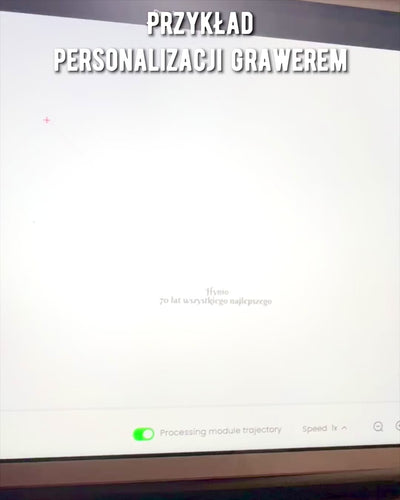 Elegant fickplunta "Golden Rose" med glasuppsättning, personlig gravyr som present