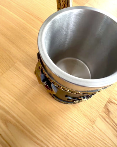 Karnawałowy Kufel Wojownika - 600 ml, 16 cm höjd, möjlighet till personlig gravyr som present