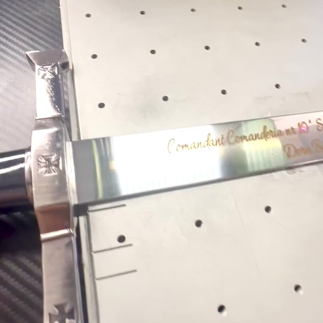 Stålsvärd för riddare 84 cm i slida - Replica SW-114 med möjlighet till personlig gravyr