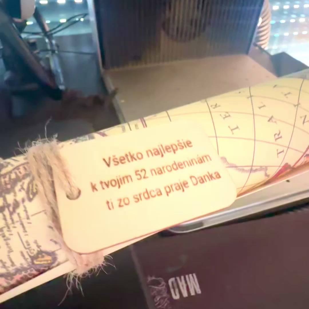 Världskarta 1630 - J. Hondius reproduktion med möjlighet till personlig gravyr