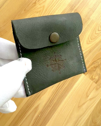 Fodral för fickur eller kompass Resenär - möjlighet till personlig gravyr