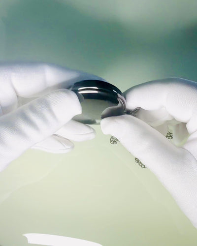 Svart fickur "Klasyczny Elegans" med möjlighet till gravyr