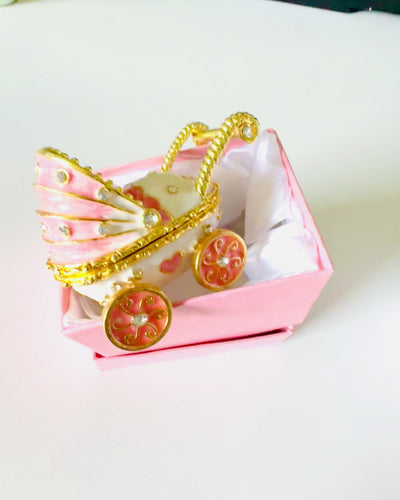 Liten Sagolik Vagn för smycken, skatter - Kunglig Elegans, personalisering med gravyr