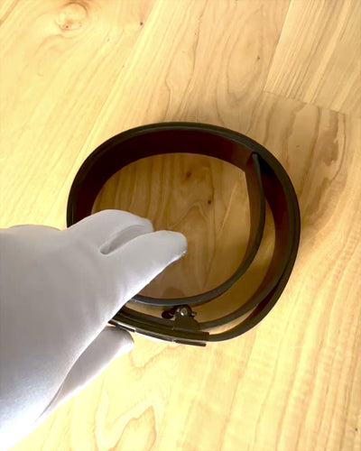 Svart Herrbälte Med Automatisk Spänne Cabor Kunkel, möjlighet till personlig gravyr som present