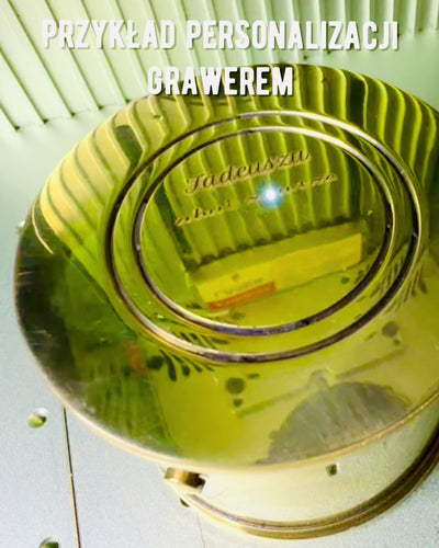 Resenärens kompass "Bęben Wschód Słońca" – med möjlighet till personlig gravyr