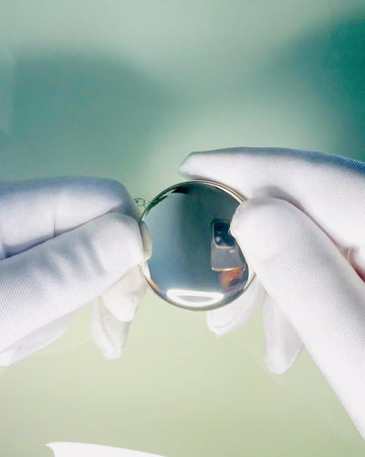 Silverfickur med kvartsverk och möjlighet till gravyr