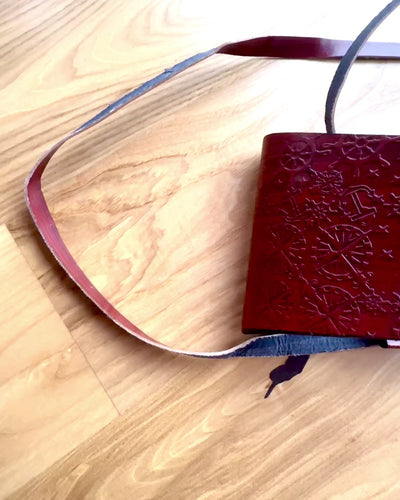 Läderfodral, skydd för promenadkäppar - möjlighet till personlig gravyr som present