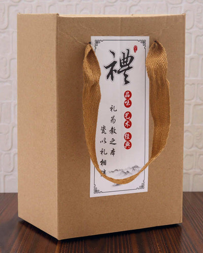 Svart glasyr – litet teset med 2 koppar