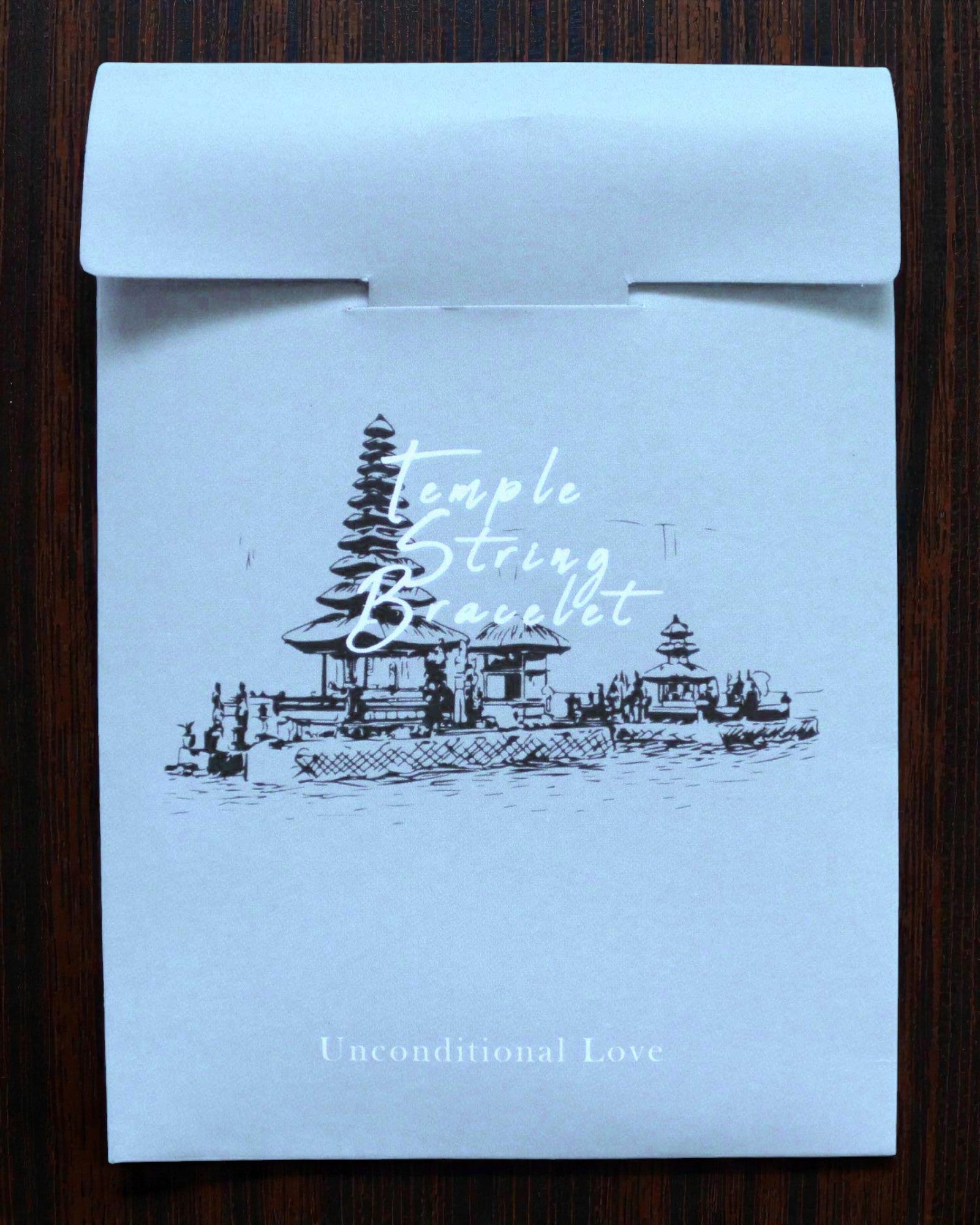 Tempelarmband i snöre Panca Cinta – Villkorslös kärlek