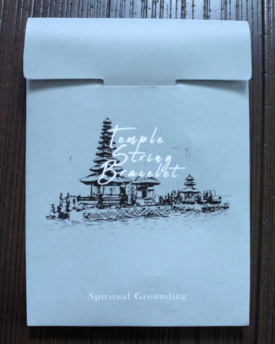 Tempelarmband i snöre Dharma Knot – Andlig förankring