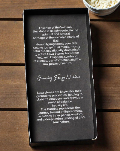 Halsband Vulkanens Essens – Jordande Energi